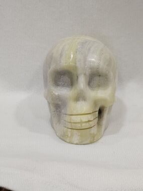 White Jade Crystal Skull